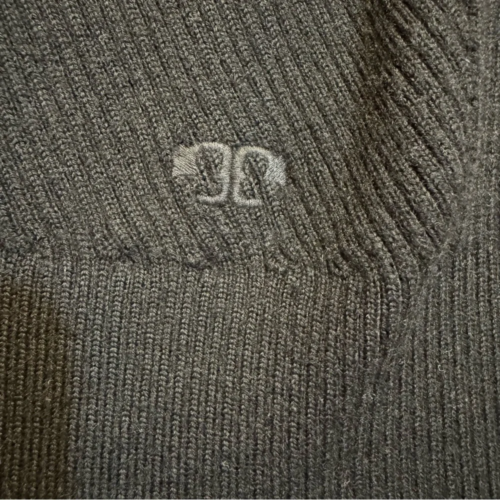 Tori Burch Color Block Merino Blend Turtleneck Sweater Size XS Read Description